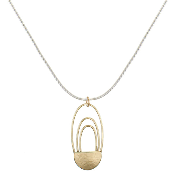 Narrow Basket Necklace