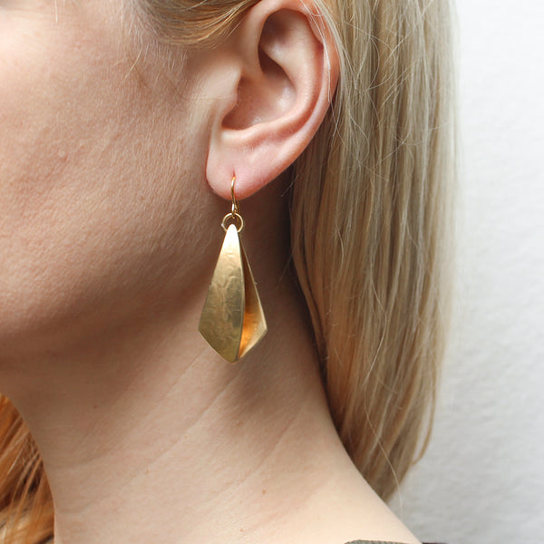 Back to Back Swoops Wire Earrings