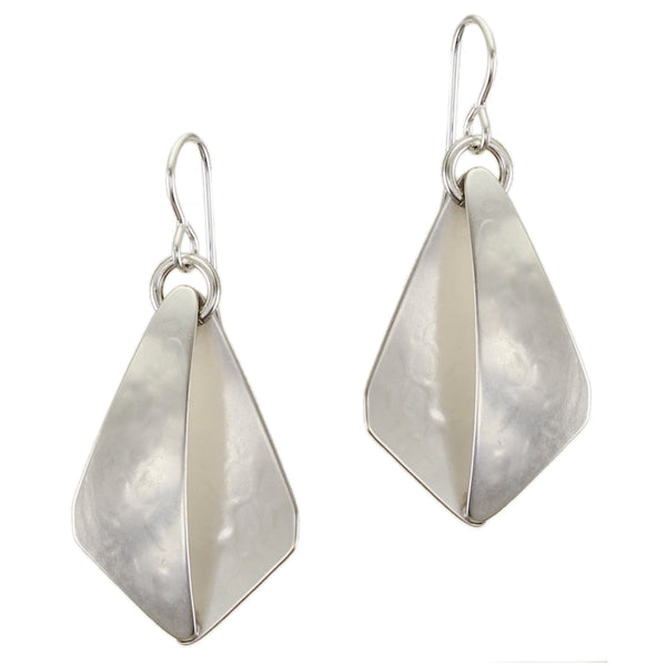 Back to Back Long Triangle Wire Earrings