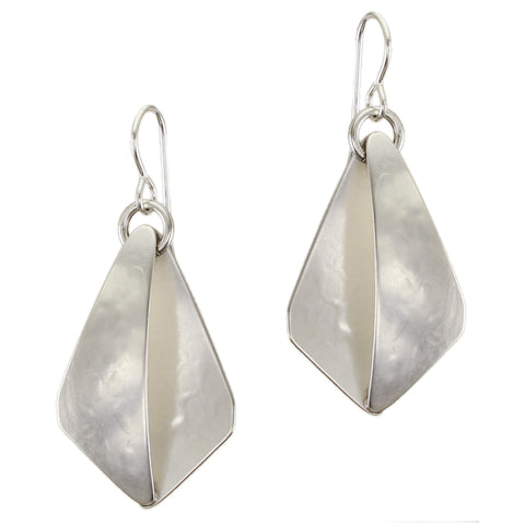 Back to Back Long Triangle Wire Earrings