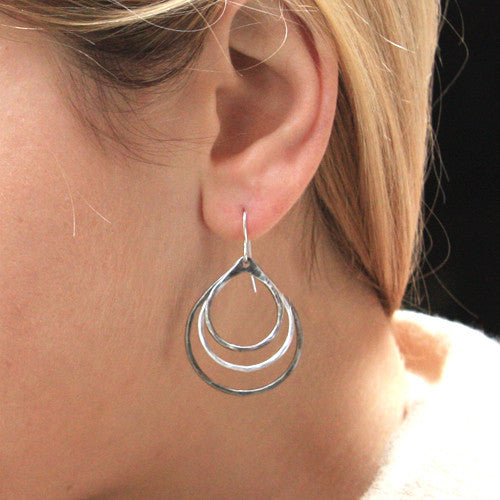 Tiered Teardrop Earring