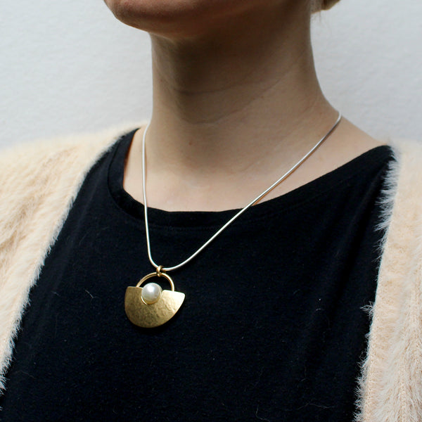 Arch with Ring and Pearl Necklace