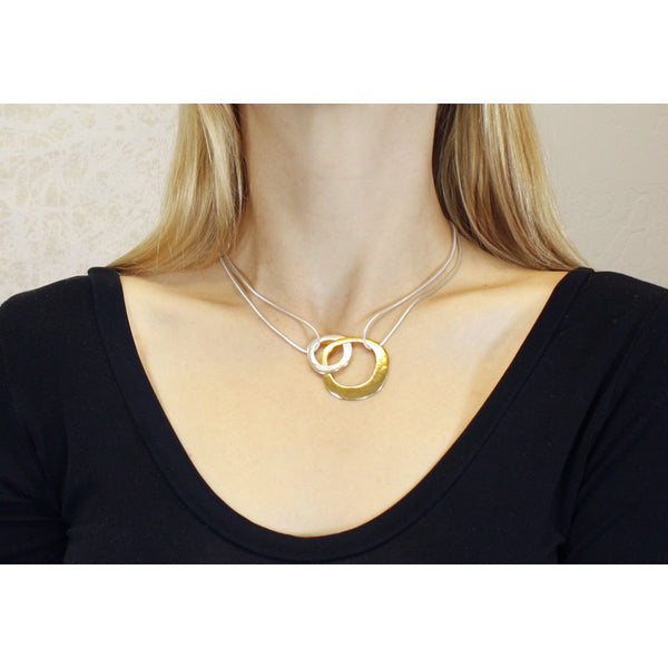 Interlocking Rings Necklace