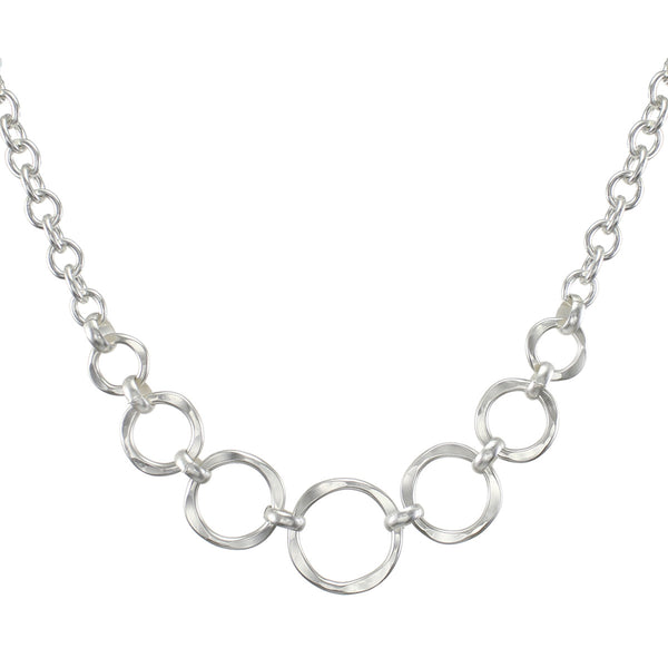 Hammered Rings Necklace