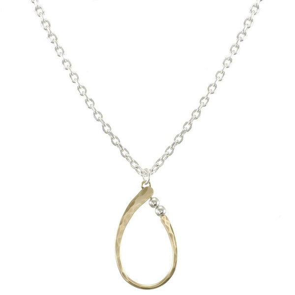 Oval Ring with Beads Necklace