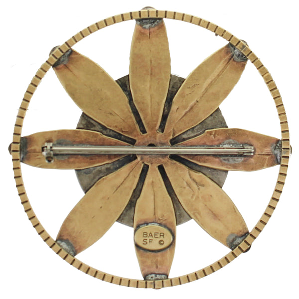 Wheel Marjorie Baer Vintage Pin