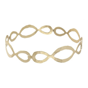 Oval Lattice Bangle