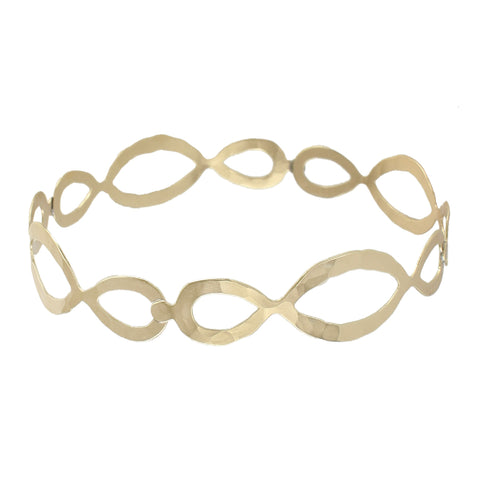 Oval Lattice Bangle
