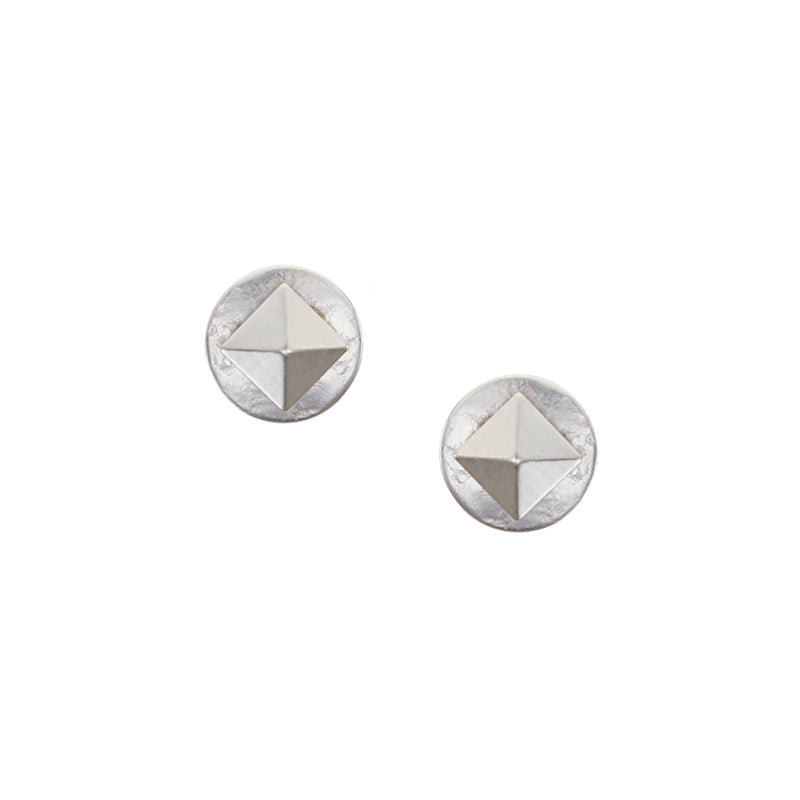 Small Disc with Stud Post Earring