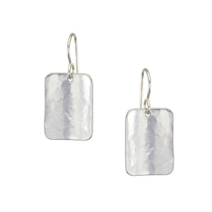 Small Rounded Rectangle Wire Earrings