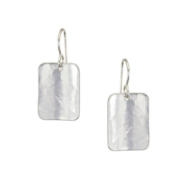 Small Rounded Rectangle Wire Earrings