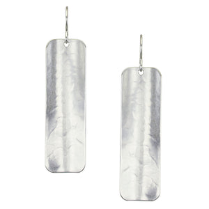 Large Rounded Rectangle Wire Earrings