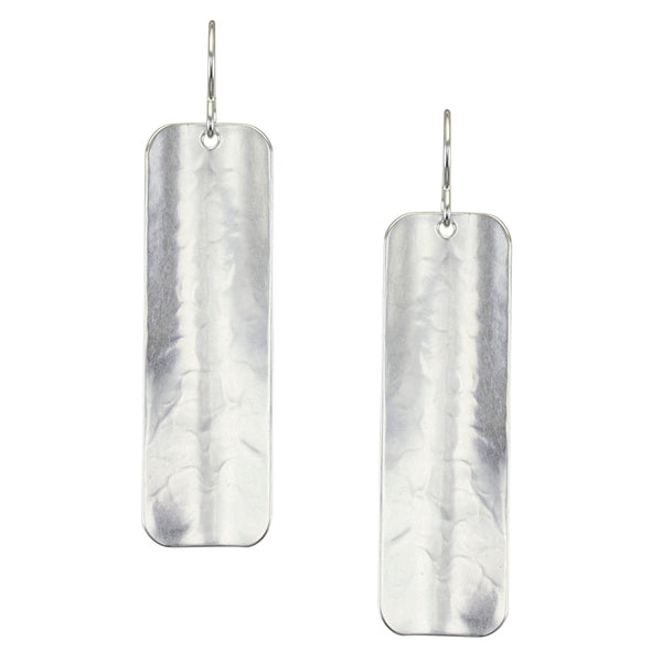 Large Rounded Rectangle Wire Earrings