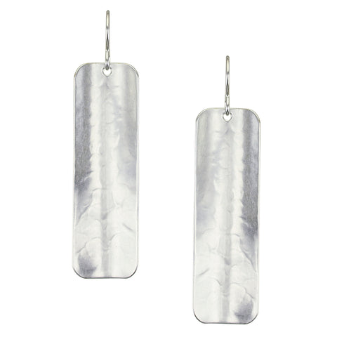 Large Rounded Rectangle Wire Earrings