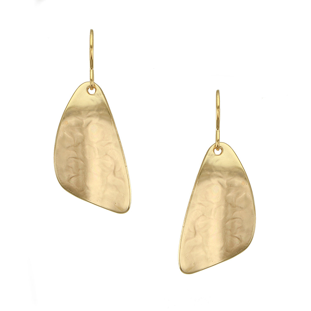 Rounded Triangles Wire Earrings