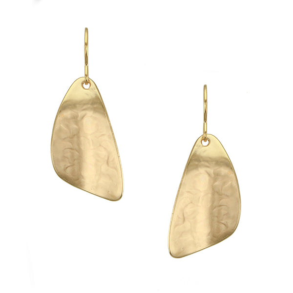 Rounded Triangles Wire Earrings