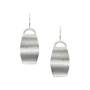 Small Wavy Oval Wire Earring