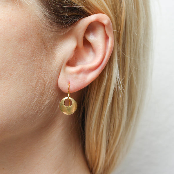 Mini Cutout Discs Wire Earrings