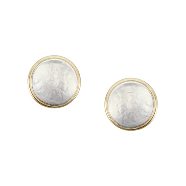 Medium Button Clip or Post Earring