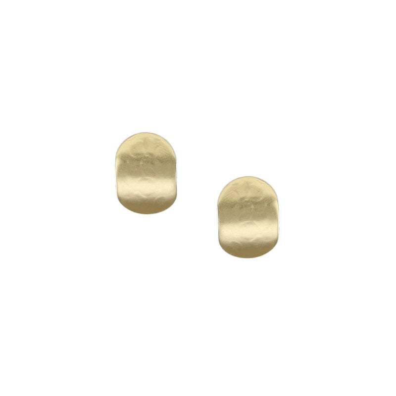 Small Oval Post Earrings