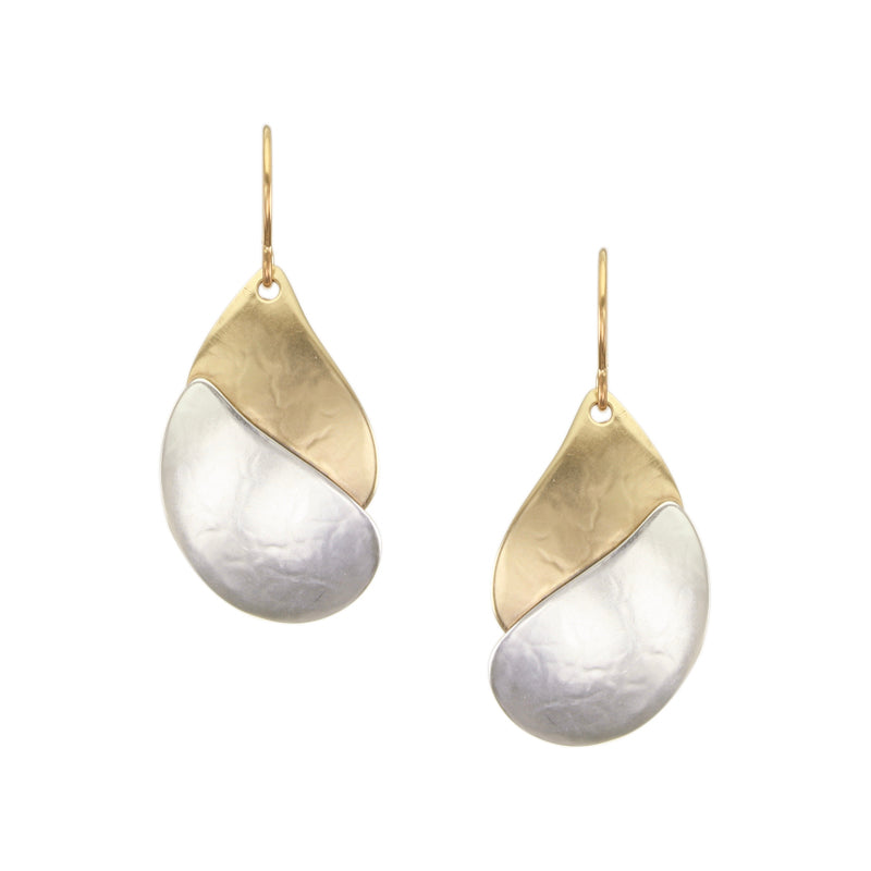 Double Layered Paisley Wire Earrings