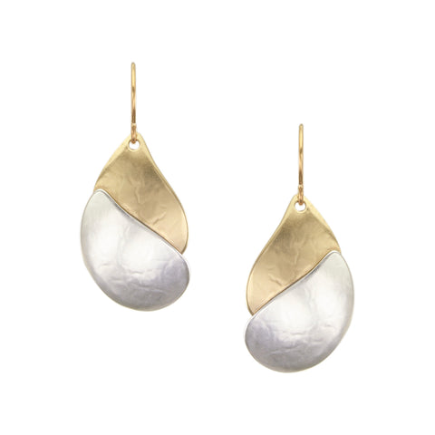 Double Layered Paisley Wire Earrings