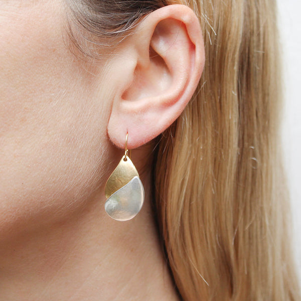 Double Layered Paisley Wire Earrings