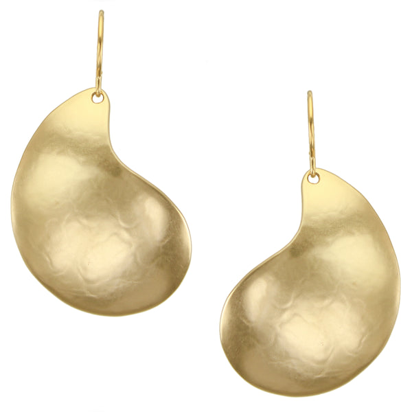 Large Paisley Wire Earrings