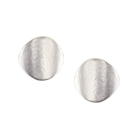 Medium Organic Polka Dot Post or Clip Earring