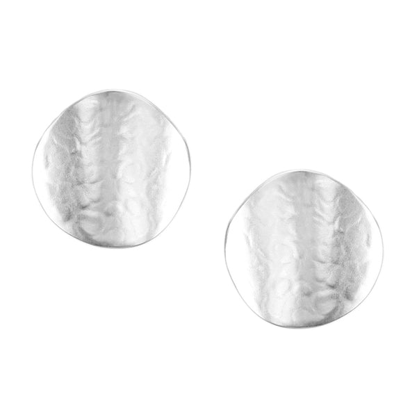 Large Organic Polka Dot Post or Clip Earring