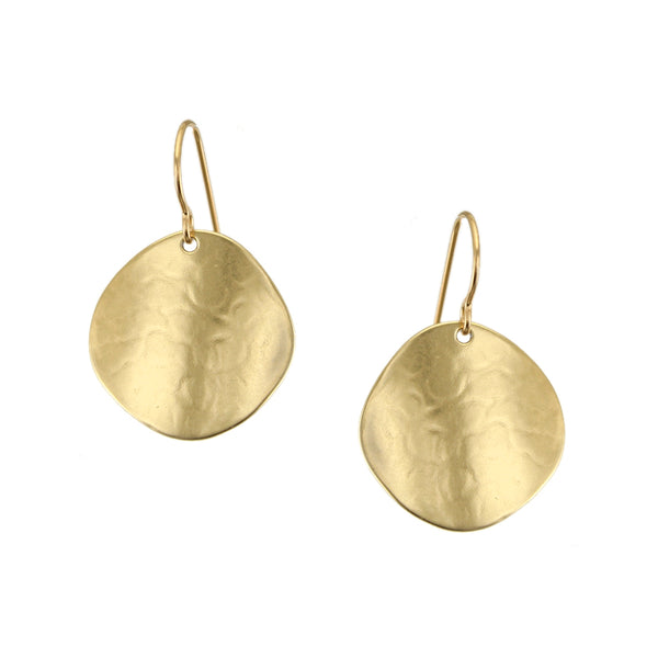 Medium Organic Polka Dot Wire Earrings