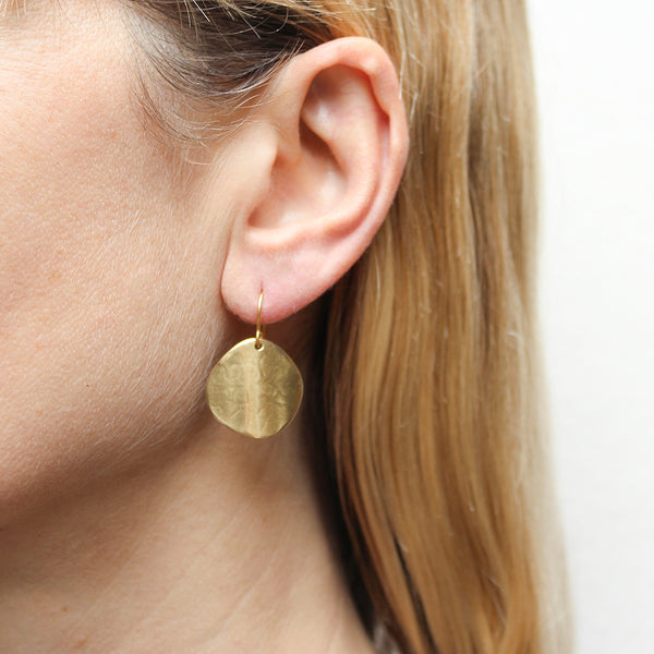 Medium Organic Polka Dot Wire Earrings