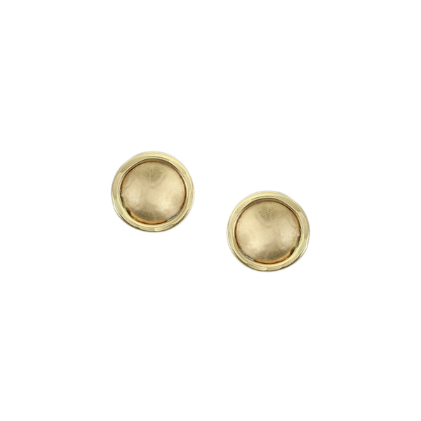 Small Button Post Earrings