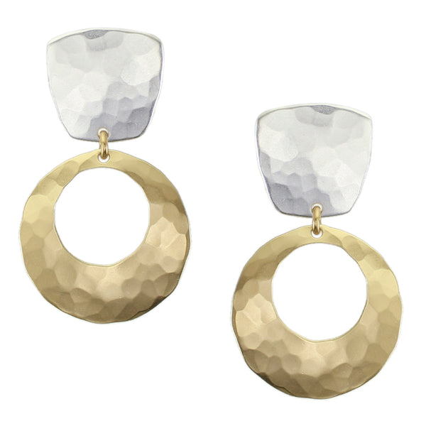 Faceted Post or Clip Earrings