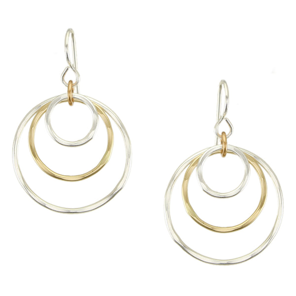 Medium Airy Rings Wire Earrings