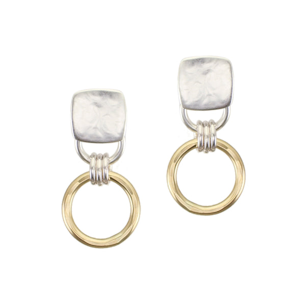 Linked Rings Post Earrings