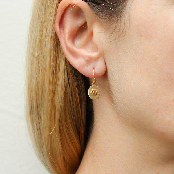 Mini Oval Wire Earrings