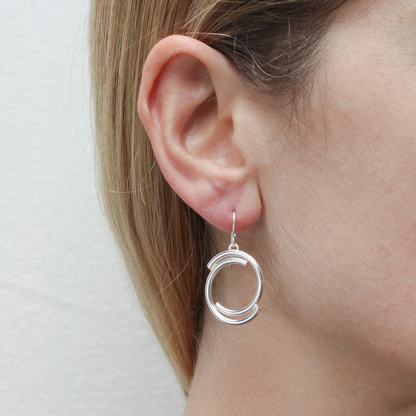 Medium Swirl Wire Earrings