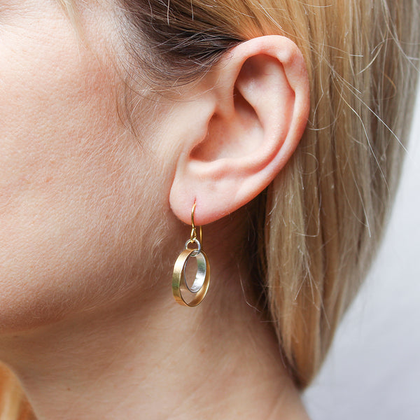 Double Wide Hoops Earring