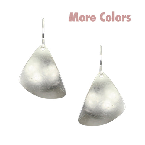 Small Domed Wing Wire Earring