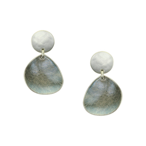 Disc and Organic Disc Post Earring