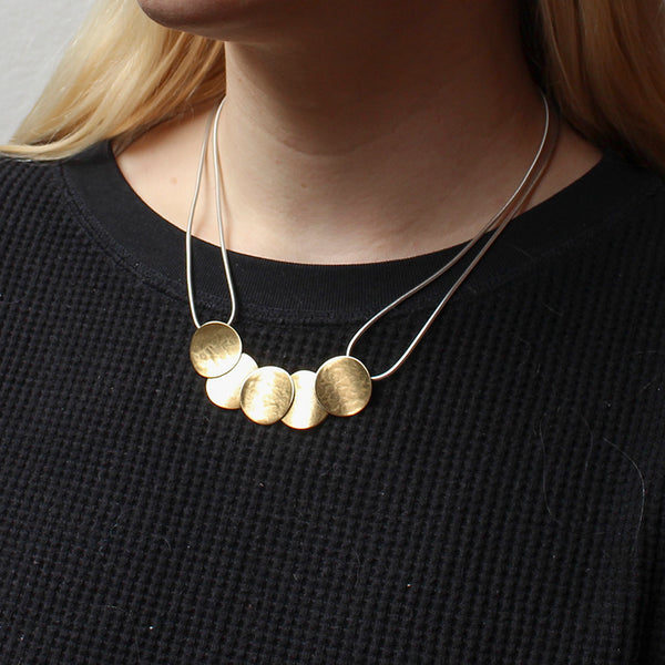Layered Discs Necklace