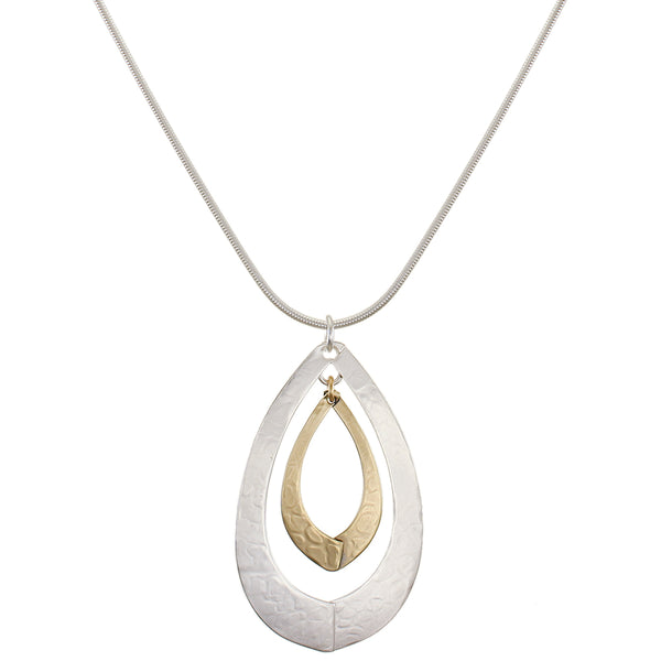 Teardrop Swoops Necklace