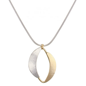 Double Crescent Necklace