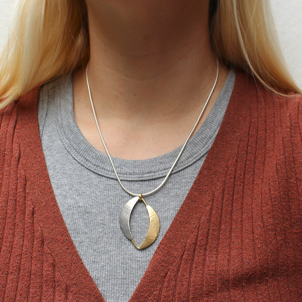 Double Crescent Necklace