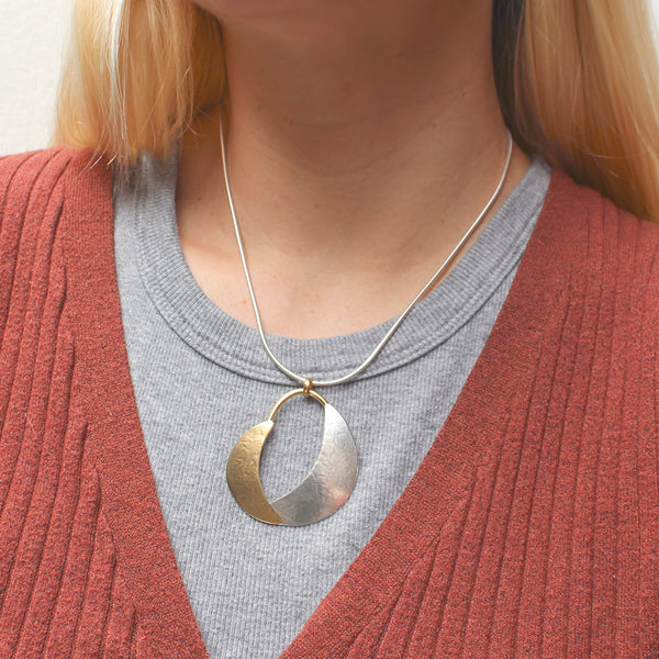 Layered Crescents Necklace