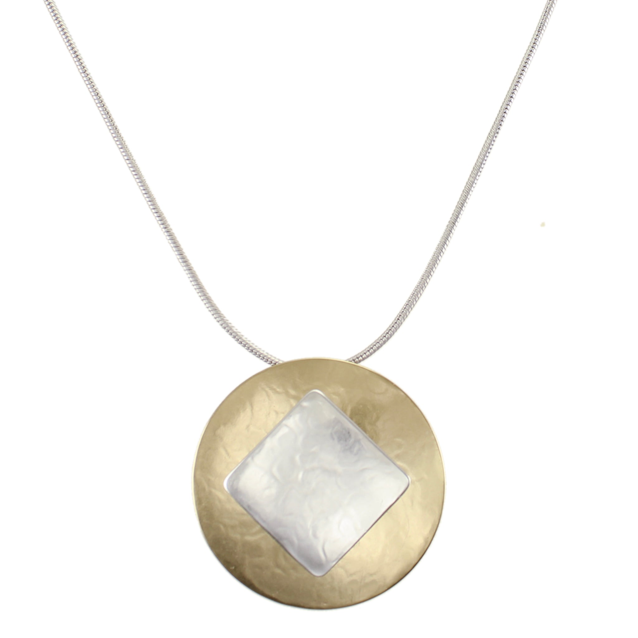 Disc and Tile Necklace