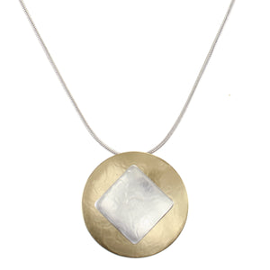 Disc and Tile Necklace