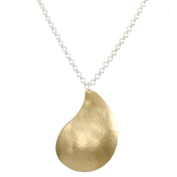 Large Paisley Long Necklace