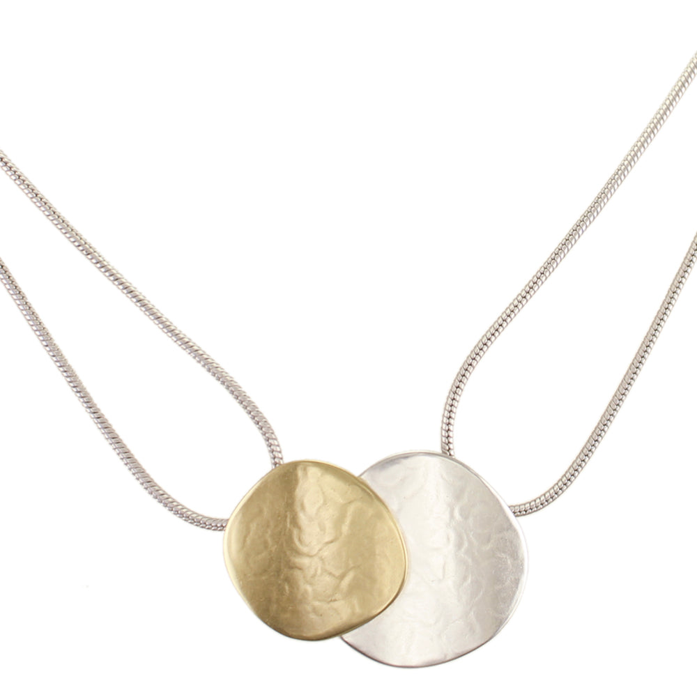 Double Organic Polka Dot Necklace